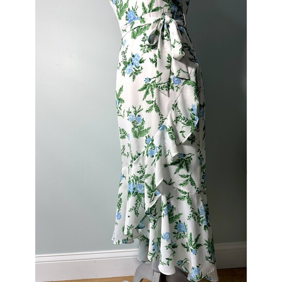 Disney Princess Juniors' White Floral Ruffle High Low Summer Dress XS - Picture 10 of 12